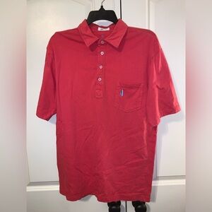 Men's coral Johnnie-O prep short sleeve polo